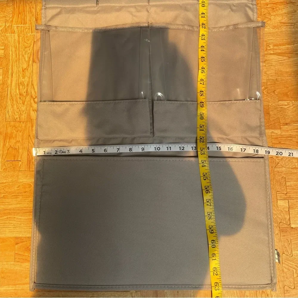 NWT large soft hanging divided storage bag size